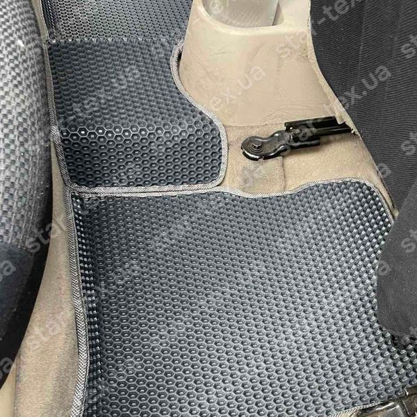 Комплект килимків EVA/Ромб до салону на Hyundai Accent III (MC) (2005 - 2010) хетчбек Чорний/Чорний 15436-01-21-41 зображення 9