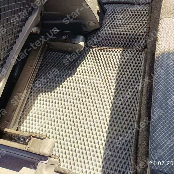 Комплект килимків EVA/Ромб до салону на Opel Meriva A (2002 - 2010) Чорний/Чорний 12179-01-21-41 зображення 18