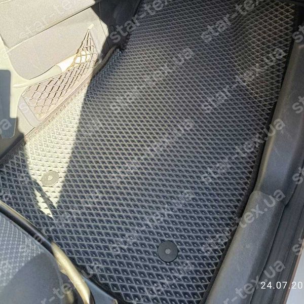 Комплект килимків EVA/Ромб до салону на Opel Meriva A (2002 - 2010) Чорний/Чорний 12179-01-21-41 зображення 16