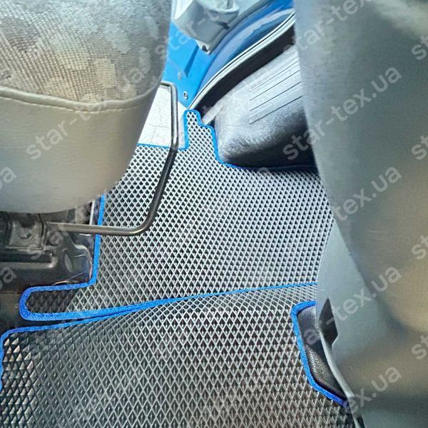 Комплект ковриков на 1-й ряд на Ford Transit VI (2006 - 2014) EVA/Ромб Черный/Черный 13544-01-21-41 фото 23