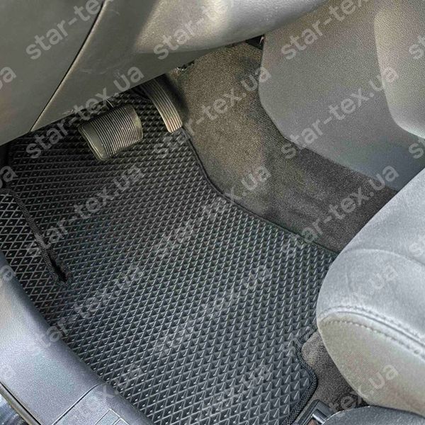 Комплект килимків EVA/Ромб до салону на Jeep Compass I (MK49) (2006 - 2016) Чорний/Чорний 13688-01-21-41 зображення 4