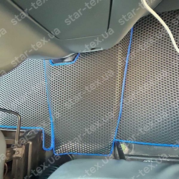 Комплект ковриков на 1-й ряд на Ford Transit VI (2006 - 2014) EVA/Ромб Черный/Черный 13544-01-21-41 фото 27