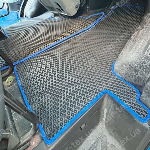 Комплект ковриков на 1-й ряд на Ford Transit VI (2006 - 2014) EVA/Ромб Черный/Черный 13544-01-21-41 фото 30