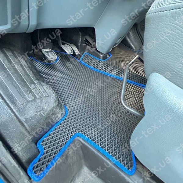 Комплект ковриков на 1-й ряд на Ford Transit VI (2006 - 2014) EVA/Ромб Черный/Черный 13544-01-21-41 фото 18