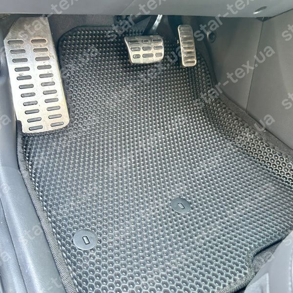 Комплект ковриков в салон на Hyundai Ioniq EV (2019 - 2022) EU EVA/Ромб Черный/Черный 17115-01-21-41 фото 2