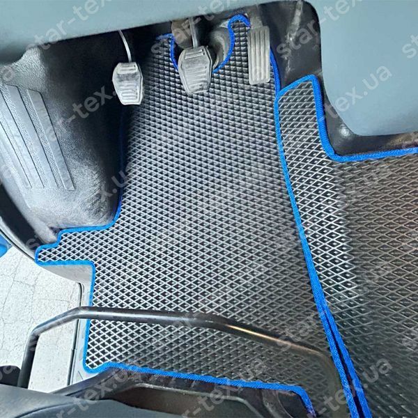 Комплект ковриков на 1-й ряд на Ford Transit VI (2006 - 2014) EVA/Ромб Черный/Черный 13544-01-21-41 фото 21