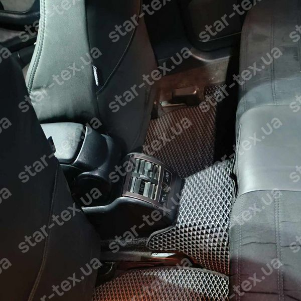 Комплект килимків EVA/Ромб до салону на Audi A6 C5 (1997 - 2004) універсал Чорний/Чорний 15520-01-21-41 зображення 8