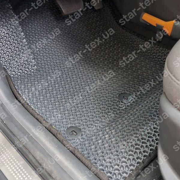 Комплект ковриков в салон на Hyundai Ioniq EV (2019 - 2022) EU EVA/Ромб Черный/Черный 17115-01-21-41 фото 27