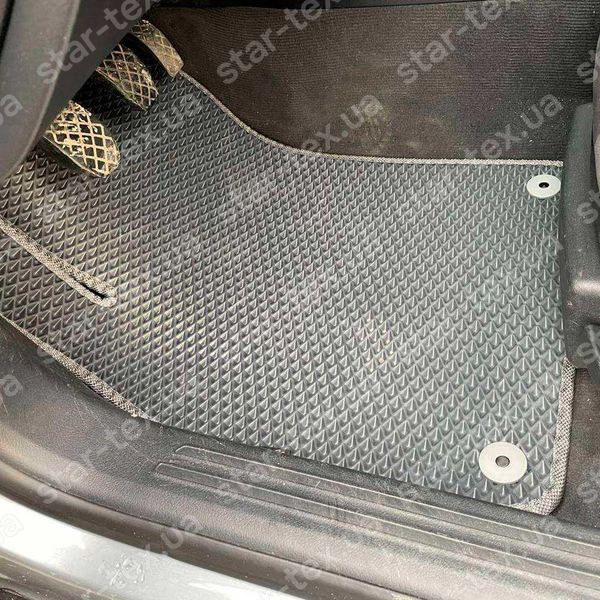Комплект килимків EVA/Ромб до салону на Audi A6 C6 (2008 - 2011) седан Чорний/Чорний 10098-01-21-41 зображення 2