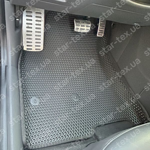 Комплект ковриков в салон на Hyundai Ioniq EV (2019 - 2022) EU EVA/Ромб Черный/Черный 17115-01-21-41 фото 6