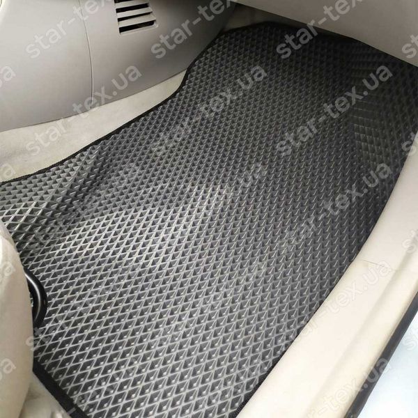 Комплект килимків EVA/Ромб до салону на Hyundai Accent III (MC) (2005 - 2010) хетчбек Чорний/Чорний 15436-01-21-41 зображення 3