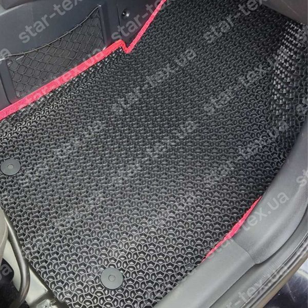 Комплект килимків EVA/Ромб до салону на Opel Meriva A (2002 - 2010) Чорний/Чорний 12179-01-21-41 зображення 27