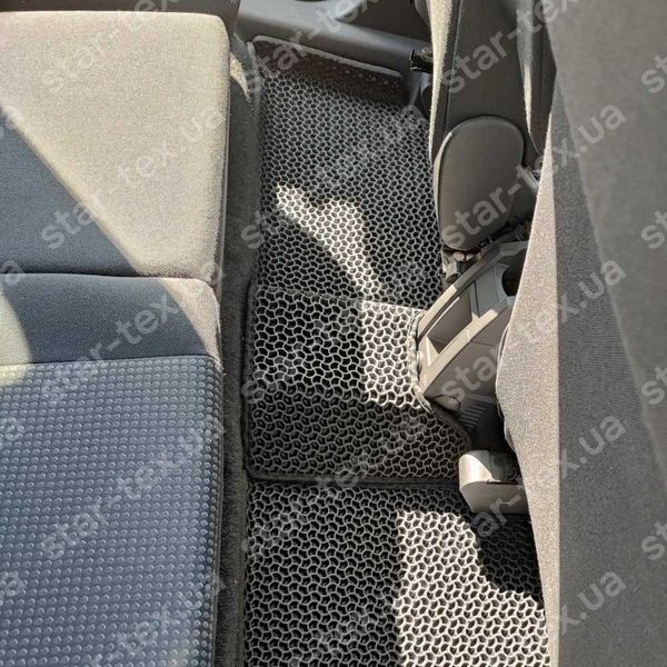 Комплект килимків EVA/Ромб до салону на Opel Meriva A (2002 - 2010) Чорний/Чорний 12179-01-21-41 зображення 9