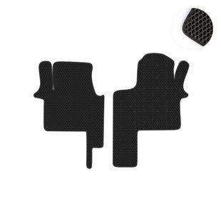 Комплект ковриков на 1-й ряд на Renault Trafic III (2014 - 2021) 1+1 EVA/Ромб Черный/Черный 16313-01-21-41 фото 1