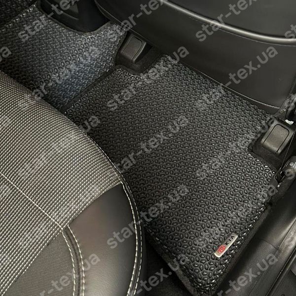 Комплект килимків до салону на KIA Sportage IV (QL) (2015 - 2021) EU EVA/Ромб Чорний/Чорний 15978-01-21-41 зображення 9