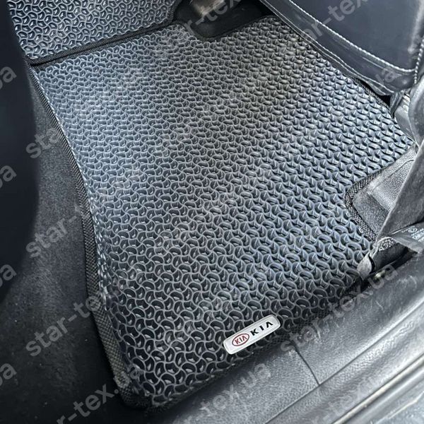 Комплект килимків до салону на KIA Sportage IV (QL) (2015 - 2021) EU EVA/Ромб Чорний/Чорний 15978-01-21-41 зображення 33
