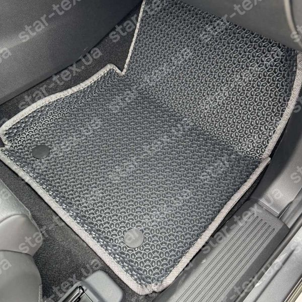 Комплект килимків EVA/Ромб до салону на Nissan Rogue III (T33) (2020 - ) гібрид E-Power Чорний/Чорний 12081-01-21-41 зображення 6
