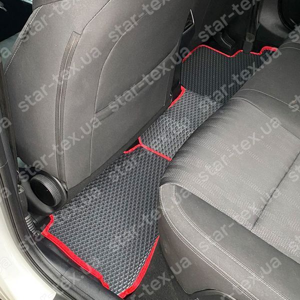 Комплект килимків до салону на KIA Sportage IV (QL) (2015 - 2021) EU EVA/Ромб Чорний/Чорний 15978-01-21-41 зображення 13