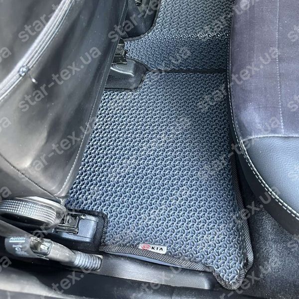 Комплект килимків до салону на KIA Sportage IV (QL) (2015 - 2021) EU EVA/Ромб Чорний/Чорний 15978-01-21-41 зображення 25