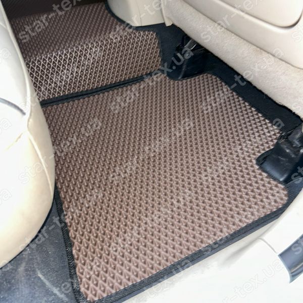 Комплект ковриков EVA/Ромб в салон на Toyota Venza I (AV10) (2008 - 2017) Черный/Черный 12982-01-21-41 фото 18