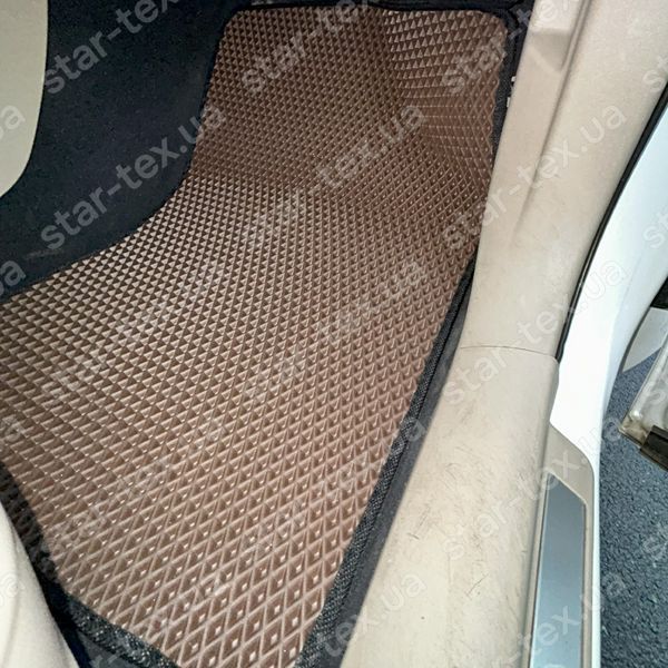 Комплект ковриков EVA/Ромб в салон на Toyota Venza I (AV10) (2008 - 2017) Черный/Черный 12982-01-21-41 фото 11