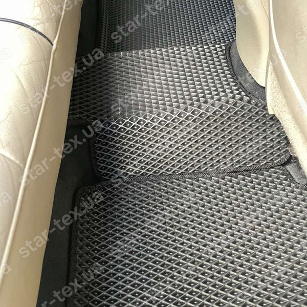 Комплект ковриков EVA/Ромб в салон на Toyota Venza I (AV10) (2008 - 2017) Черный/Черный 12982-01-21-41 фото 25
