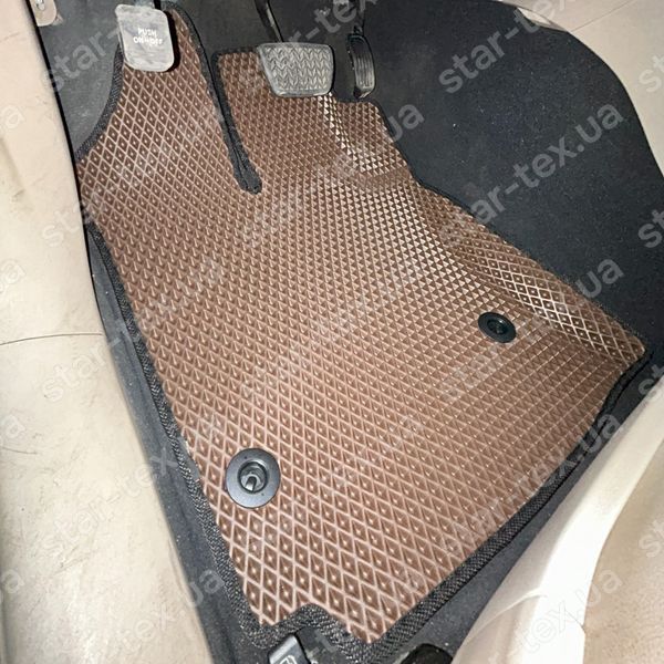 Комплект ковриков EVA/Ромб в салон на Toyota Venza I (AV10) (2008 - 2017) Черный/Черный 12982-01-21-41 фото 10