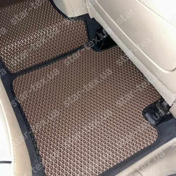 Комплект ковриков EVA/Ромб в салон на Toyota Venza I (AV10) (2008 - 2017) Черный/Черный 12982-01-21-41 фото 13