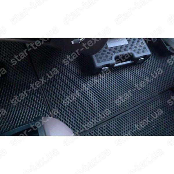 Комплект ковриков в салон на Renault Magnum (2001 - 2006) EVA/Ромб Черный/Черный 13948-01-21-41 фото 2