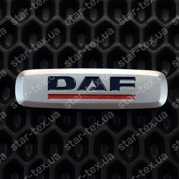 Металлический логотип для автомобильных ковриков DAF 17193-04-15-00 фото 2