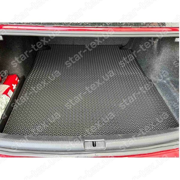 Килимок до багажника на Volkswagen Passat B8 (2014 - 2023) седан USA EVA/Ромб Чорний/Чорний 15259-01-21-41 зображення 2
