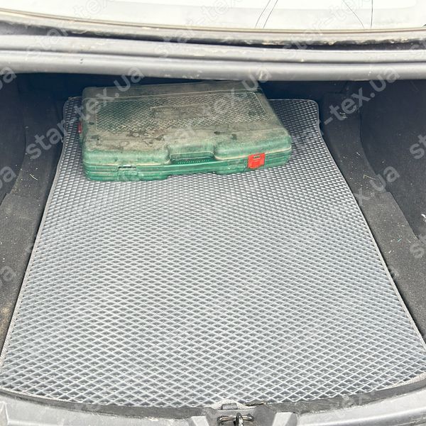 Коврик в багажник на Tesla Model 3 (2017 - 2024) задний EVA/Ромб Черный/Черный 14833-01-21-41 фото 5