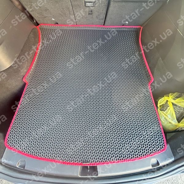 Килимок до багажника на Tesla Model Y (2018 - 2025) задній 5 місць EVA/Ромб Чорний/Чорний 14841-01-21-41 зображення 6