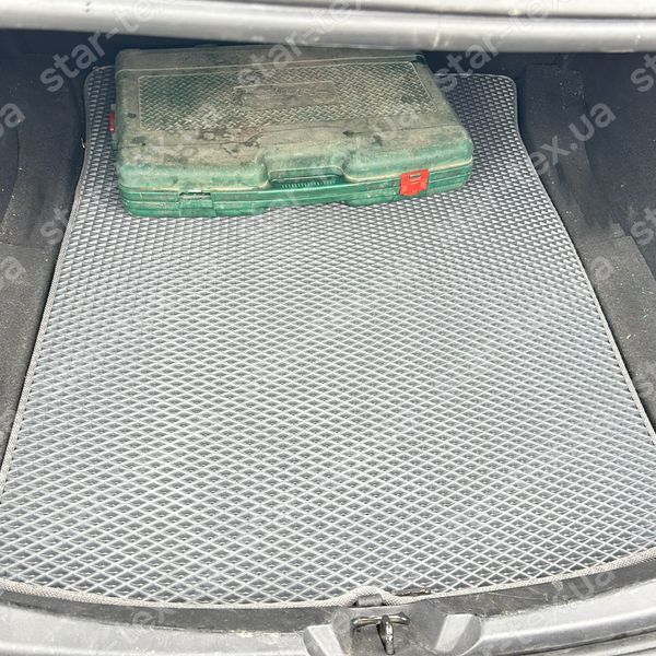 Коврик в багажник на Tesla Model 3 (2017 - 2024) задний EVA/Ромб Черный/Черный 14833-01-21-41 фото 6