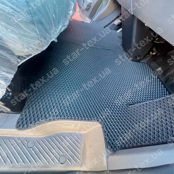 Комплект ковриков на 1-й ряд на Geely Farizon V7e (2022 - ) EVA/Ромб Черный/Черный 17886-01-21-41 фото 6
