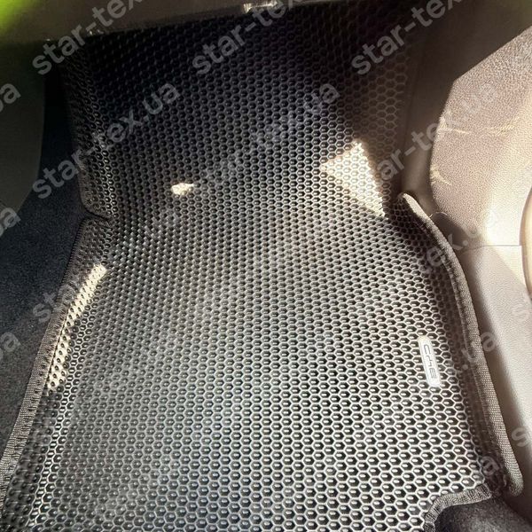 Комплект ковриков EVA/Ромб в салон на BYD Qin Plus DM-I (2025 - ) Черный/Черный 17950-01-21-41 фото 8