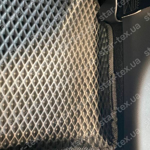Комплект ковриков в салон на MG ZS I (2017 - 2024) EVA/Ромб Черный/Черный 11756-01-21-41 фото 6