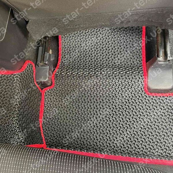 Комплект килимків до салону на Mitsubishi Lancer X (2007 - 2015) EU EVA/Ромб Чорний/Чорний 11904-01-21-41 зображення 8