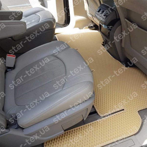 Комплект ковриков EVA/Ромб в салон на Buick Enclave I (2008 - 2017) Черный/Черный 10287-01-21-41 фото 3