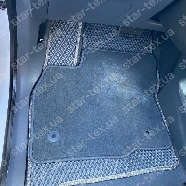Комплект ковриков в салон на Chevrolet Bolt EV (2016 - 2023) EVA/Ромб Черный/Черный 10384-01-21-41 фото 2
