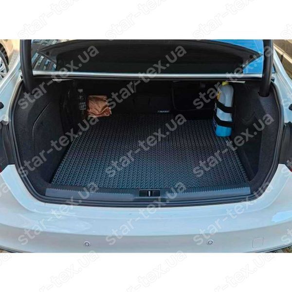 Килимок EVA/Ромб до багажника на Audi A4 B8 (2007 - 2015) седан Чорний/Чорний 15176-01-21-41 зображення 2