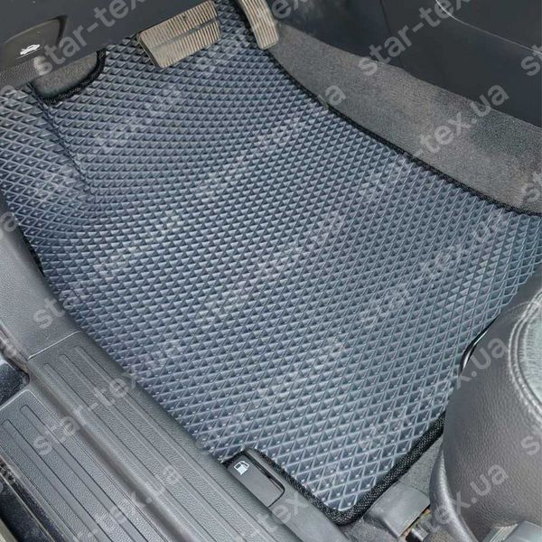 Комплект килимків до салону на Chevrolet Epica (2006 - 2014) EVA/Ромб Чорний/Чорний 10406-01-21-41 зображення 2
