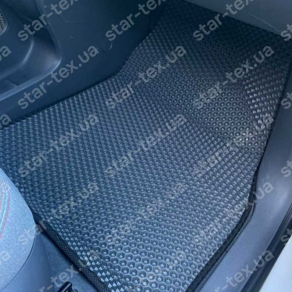 Комплект ковриков в салон на Chevrolet Bolt EV (2016 - 2023) EVA/Ромб Черный/Черный 10384-01-21-41 фото 5