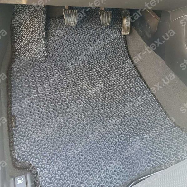 Комплект килимків до салону на Chevrolet Epica (2006 - 2014) EVA/Ромб Чорний/Чорний 10406-01-21-41 зображення 7