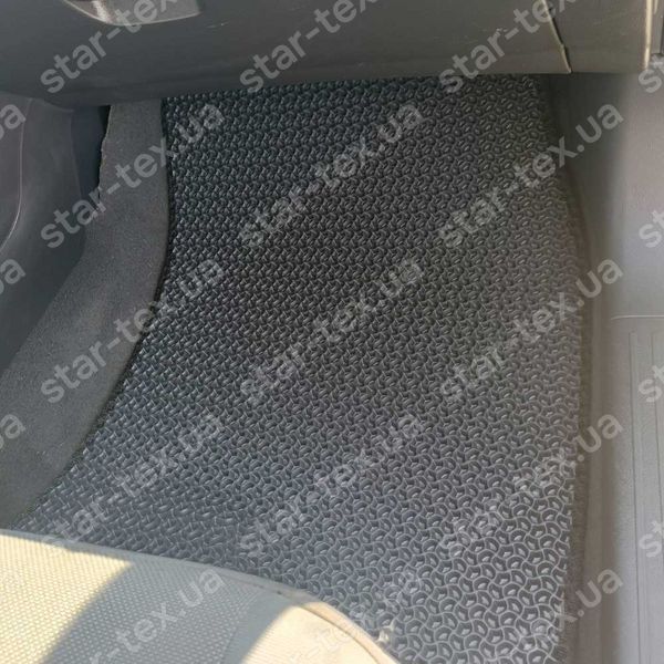 Комплект килимків до салону на Chevrolet Epica (2006 - 2014) EVA/Ромб Чорний/Чорний 10406-01-21-41 зображення 8