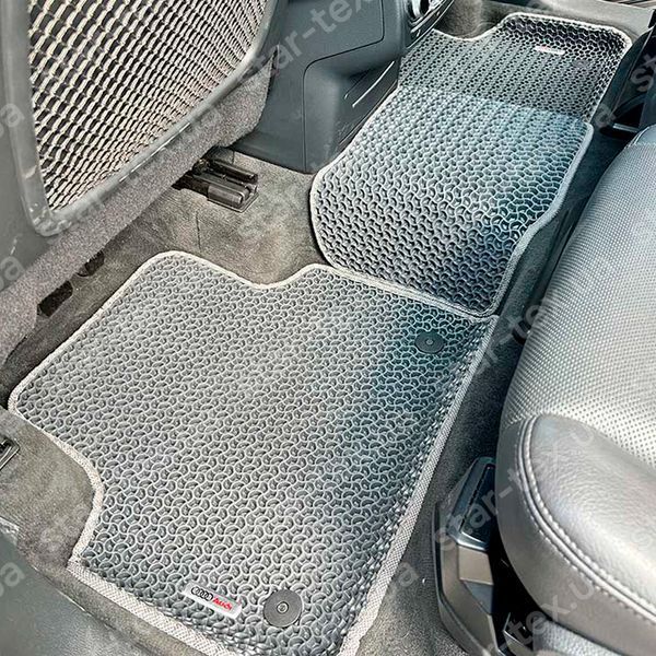 Комплект килимків EVA/Ромб до салону на Audi Q7 (4M) II (2015 - ) Чорний/Чорний 13316-01-21-41 зображення 16