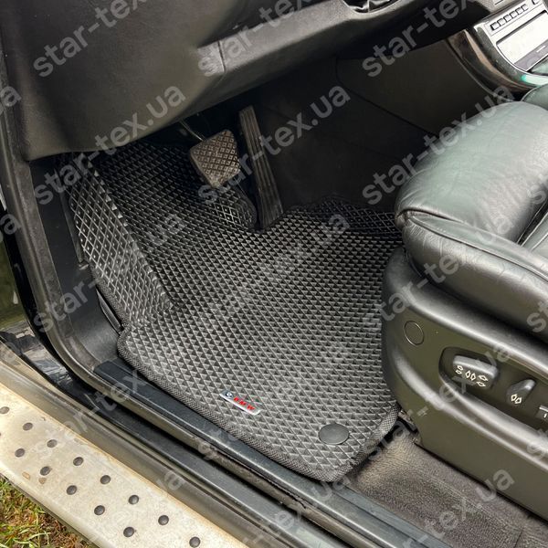 Комплект килимків до салону на BMW X5 E53 (1999 - 2006) EVA/Ромб Чорний/Чорний 10260-01-21-41 зображення 12