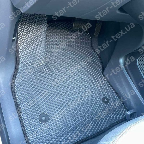 Комплект ковриков в салон на Chevrolet Bolt EV (2016 - 2023) EVA/Ромб Черный/Черный 10384-01-21-41 фото 4