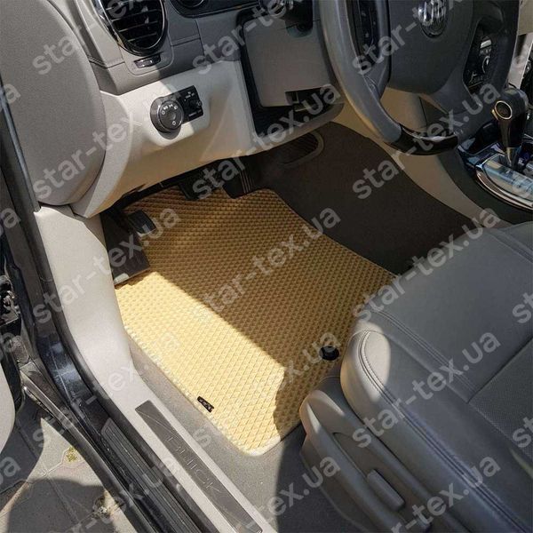Комплект ковриков EVA/Ромб в салон на Buick Enclave I (2008 - 2017) Черный/Черный 10287-01-21-41 фото 2