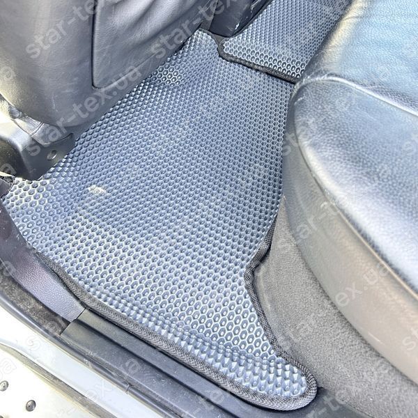 Комплект килимків до салону на BMW X5 E53 (1999 - 2006) EVA/Ромб Чорний/Чорний 10260-01-21-41 зображення 11